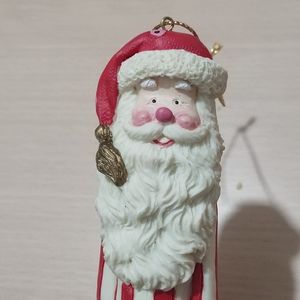 Jolly Santa Icicle Ornament 🎅